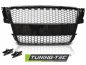 Preview: Upgrade Sportgrill / Kühlergrill für Audi A5 (8T) 07-11 Hochglanz schwarz in Wabendesign